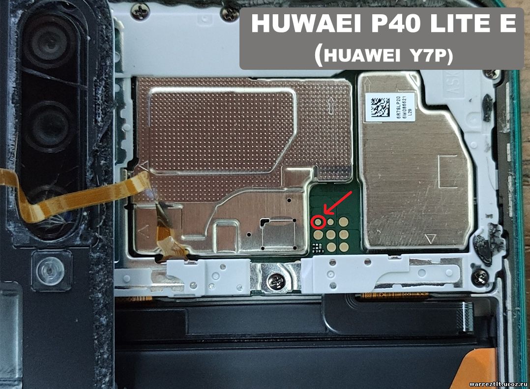 Huawei p40 lite e фото платы